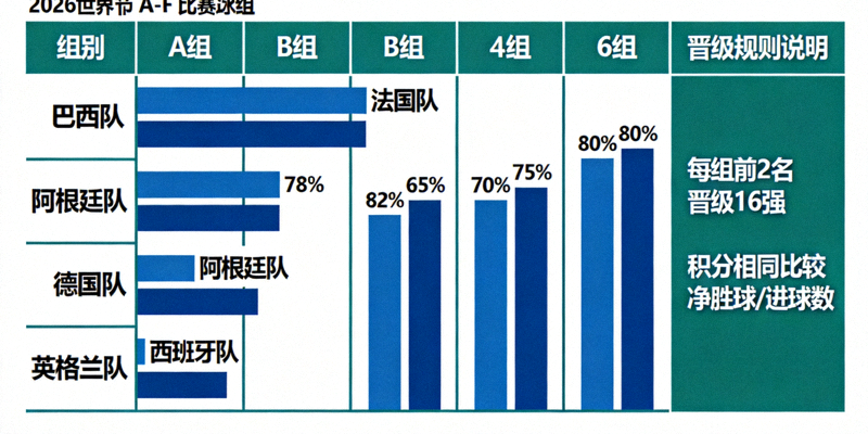 2026世界杯小组赛晋级形势分析图表各队概率可视化展示